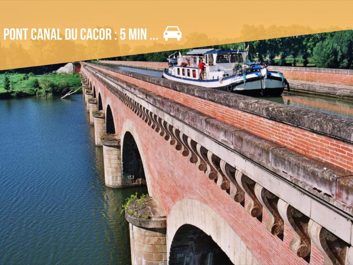 Apt T1 Cosy Et Ambiance Zen "Cottage De Moissac" מראה חיצוני תמונה